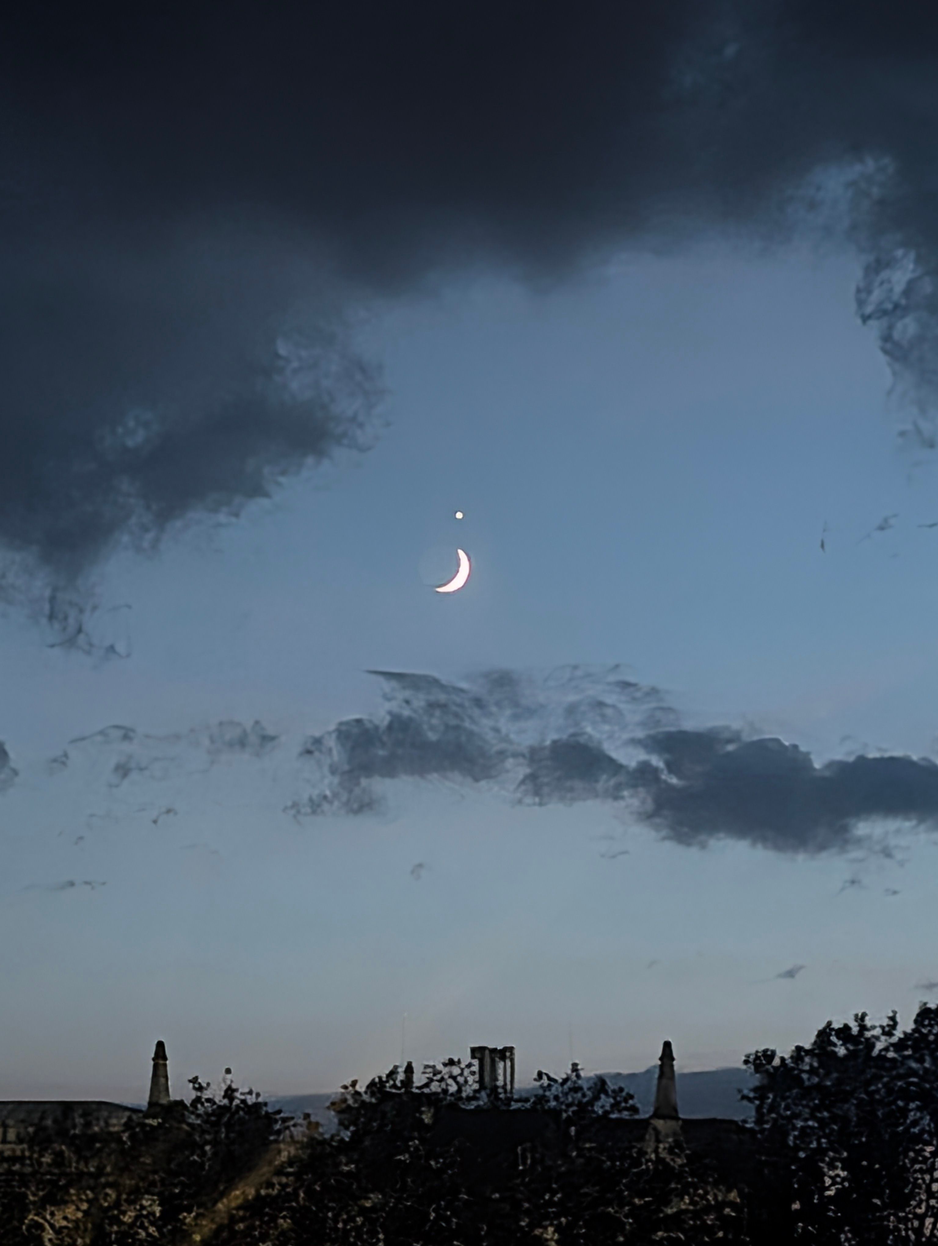 lune du soir