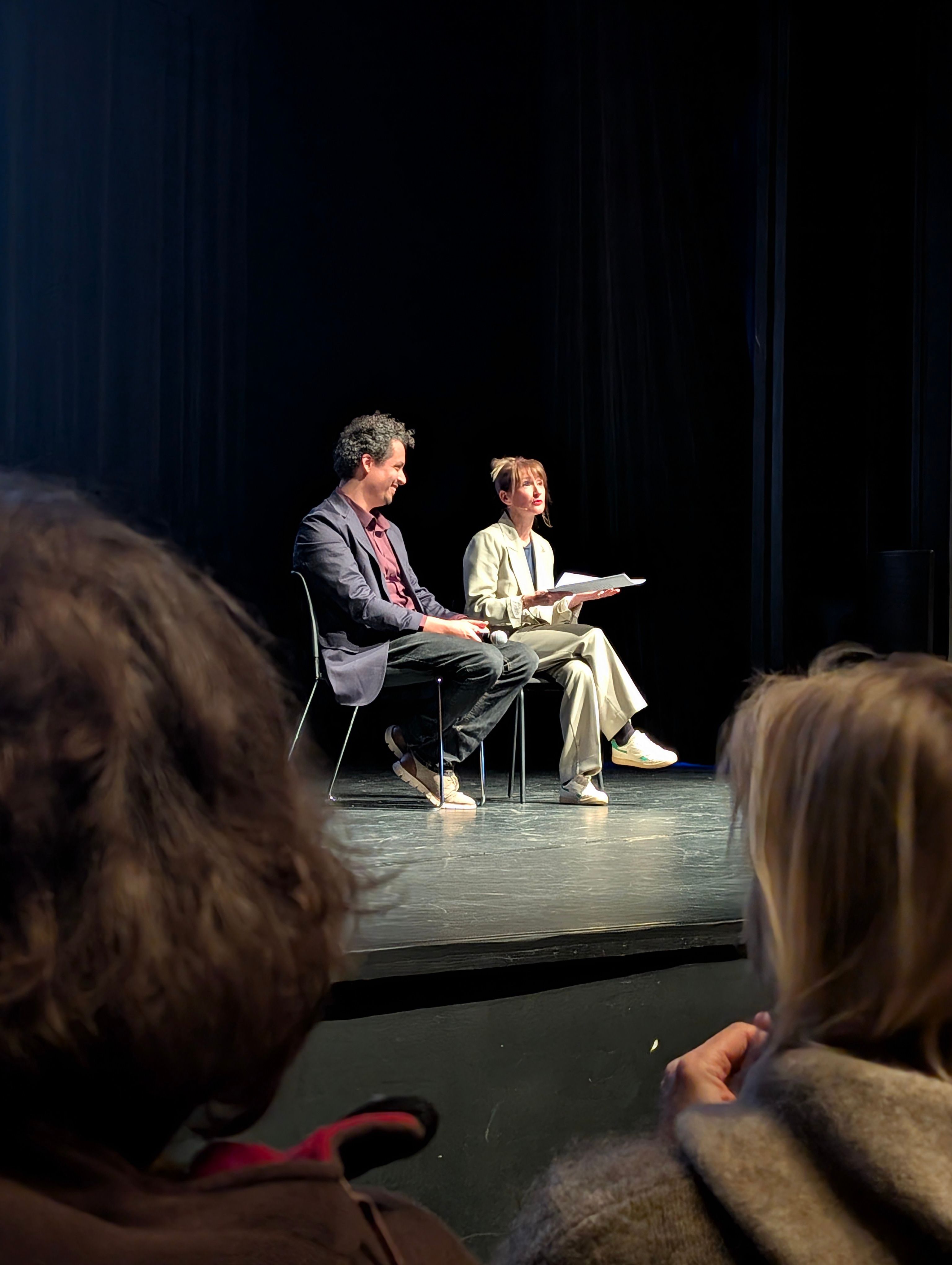 photo de moi sur la scène du Wolubilis