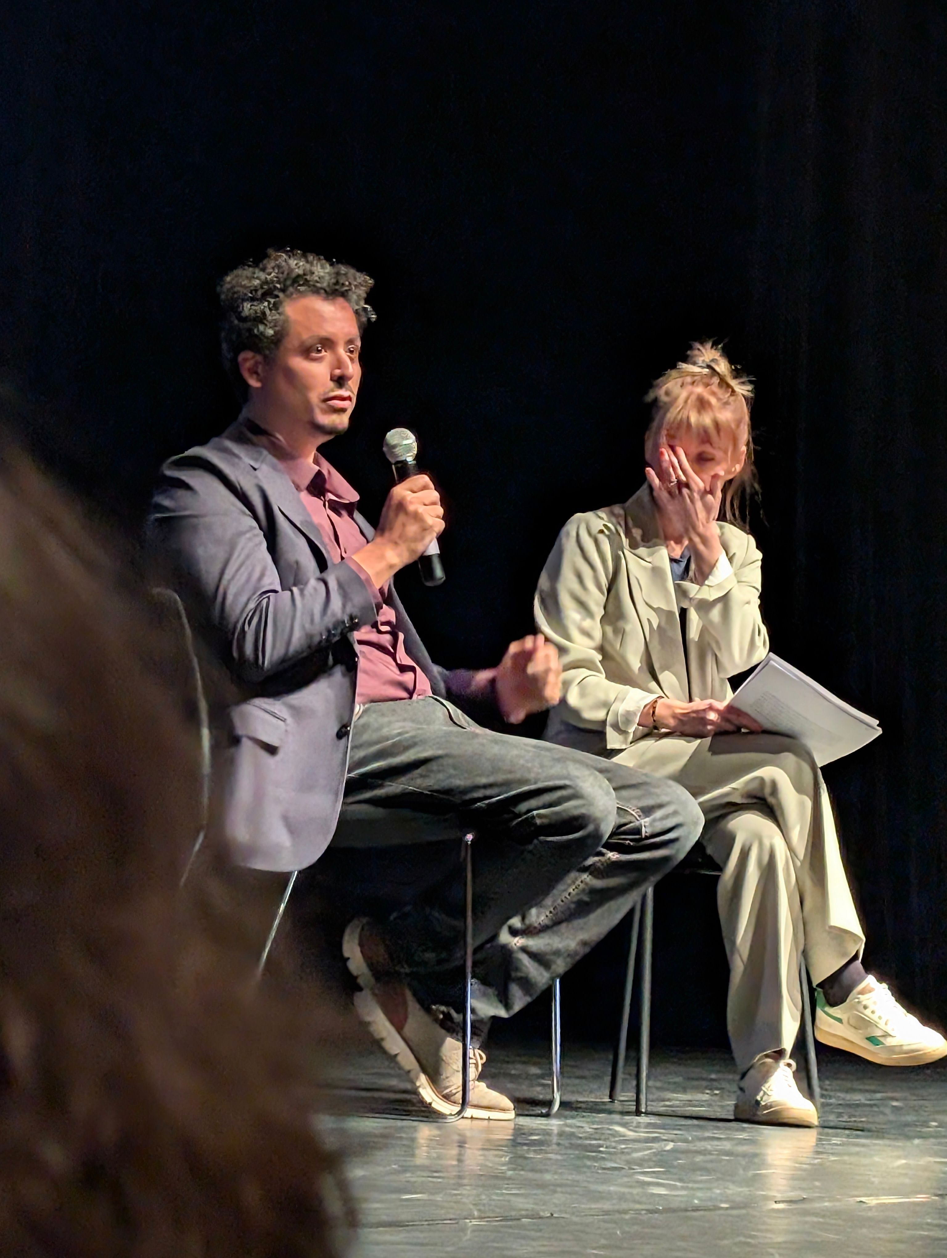 photo de moi sur la scène du Wolubilis