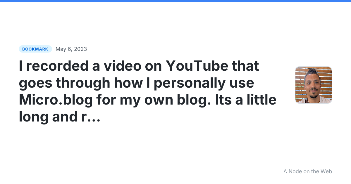 I recorded a video on YouTube that goes through how I personally use Micro.blog for my own blog. Its a little long and rambling, about 25 minutes, but it covers a bunch of features that folks might find useful.