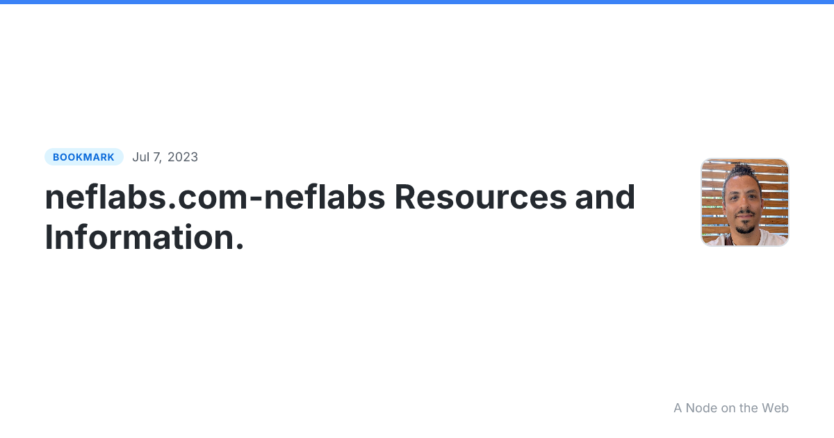neflabs.com-neflabs Resources and Information.