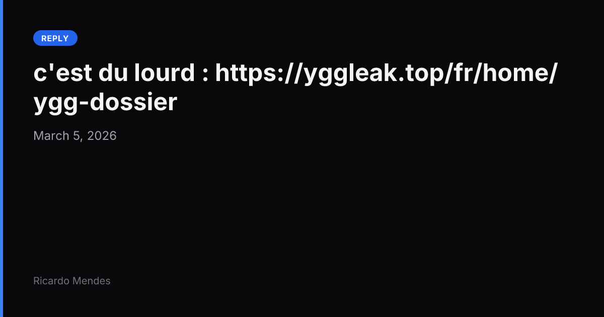 Reply to framapiaf.org/@sebsauvage/116176006...