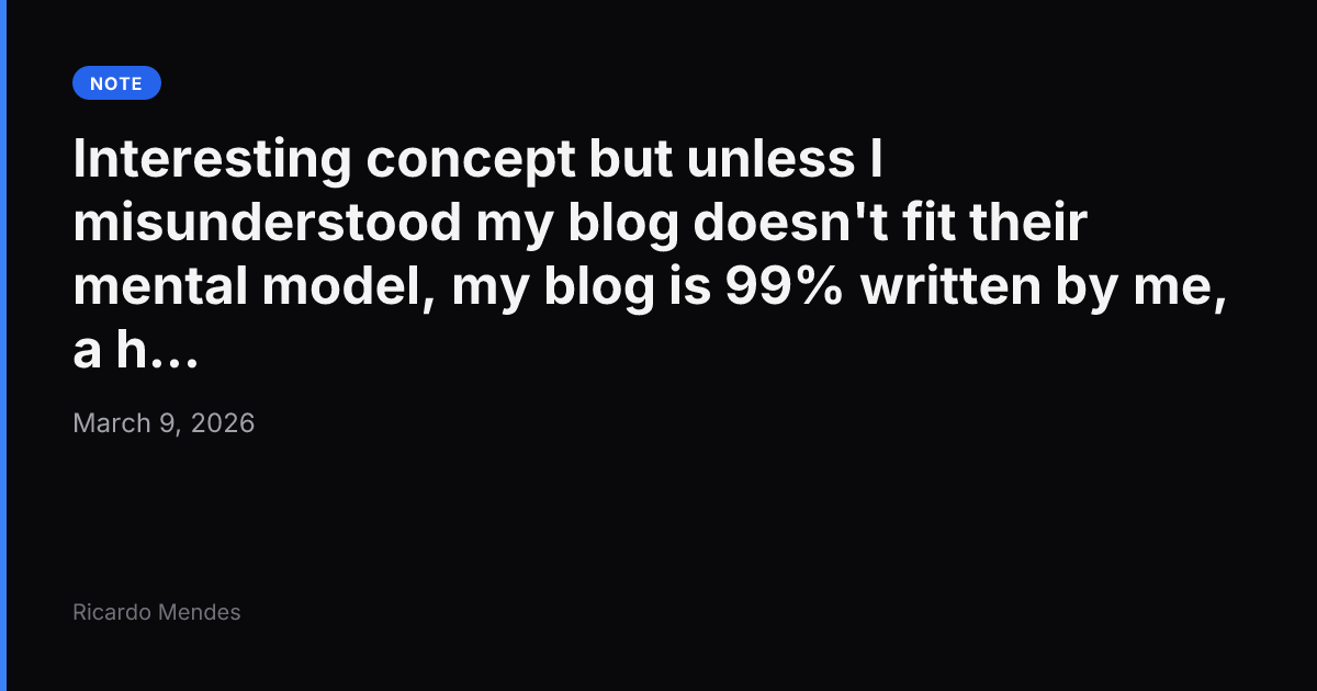 Interesting concept but unless I misunderstood my blog doesn...
