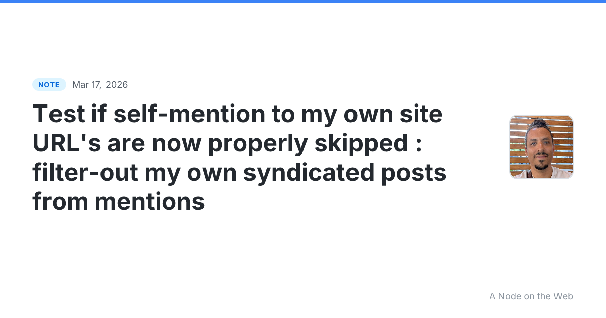 Test if self-mention to my own site URL’s are now properly s...