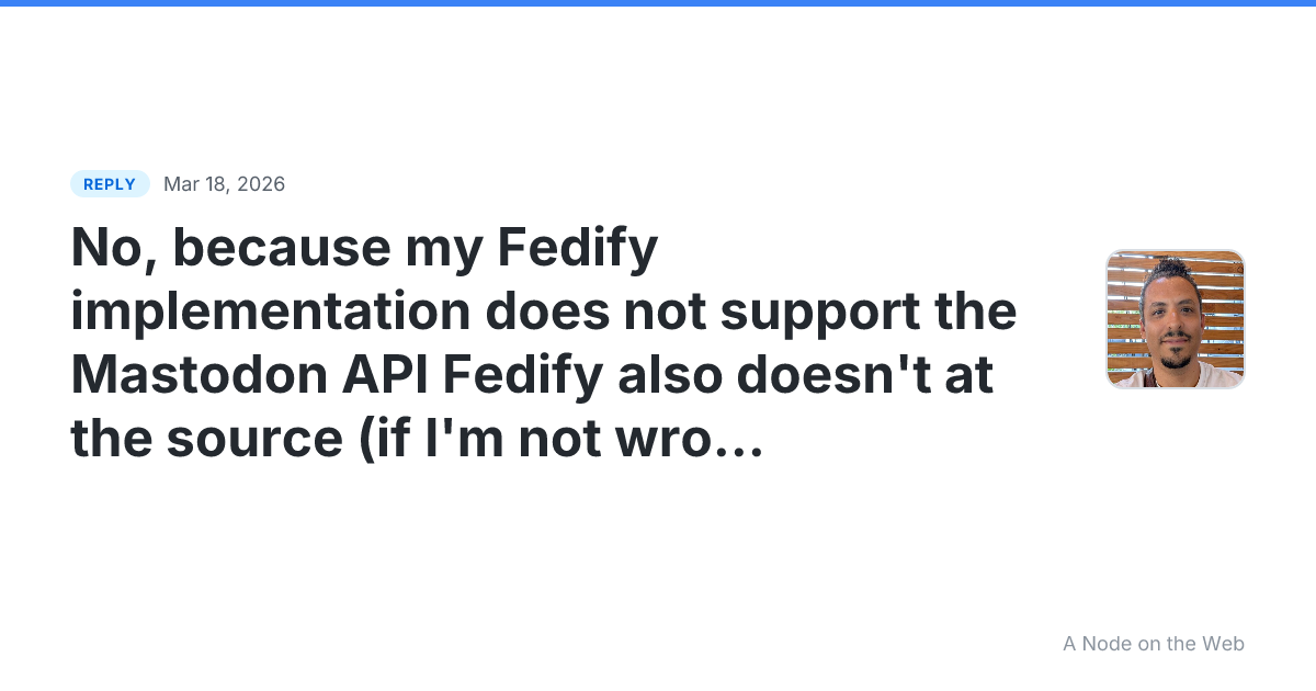 Reply to xoxo.zone/@KevinMarks/1162472544791...