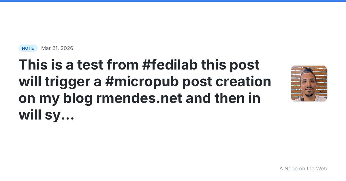 This is a test from #fedilab this post will trigger a #micro...