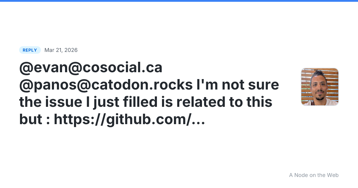 Reply to cosocial.ca/users/evan/statuses/116...
