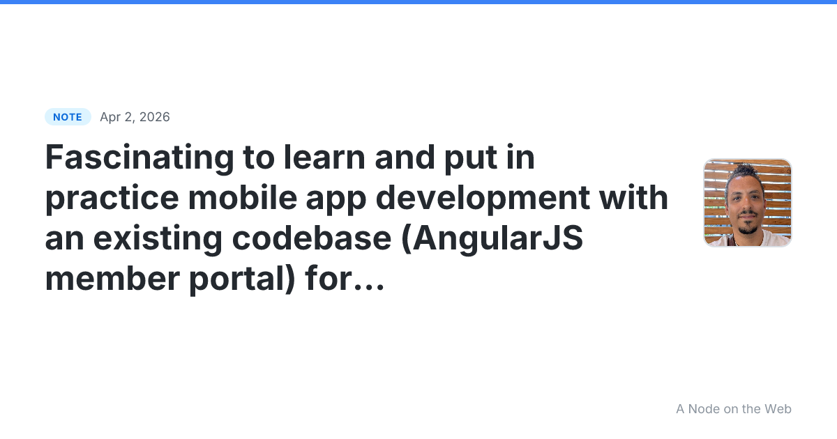 Fascinating to learn and put in practice mobile app developm...