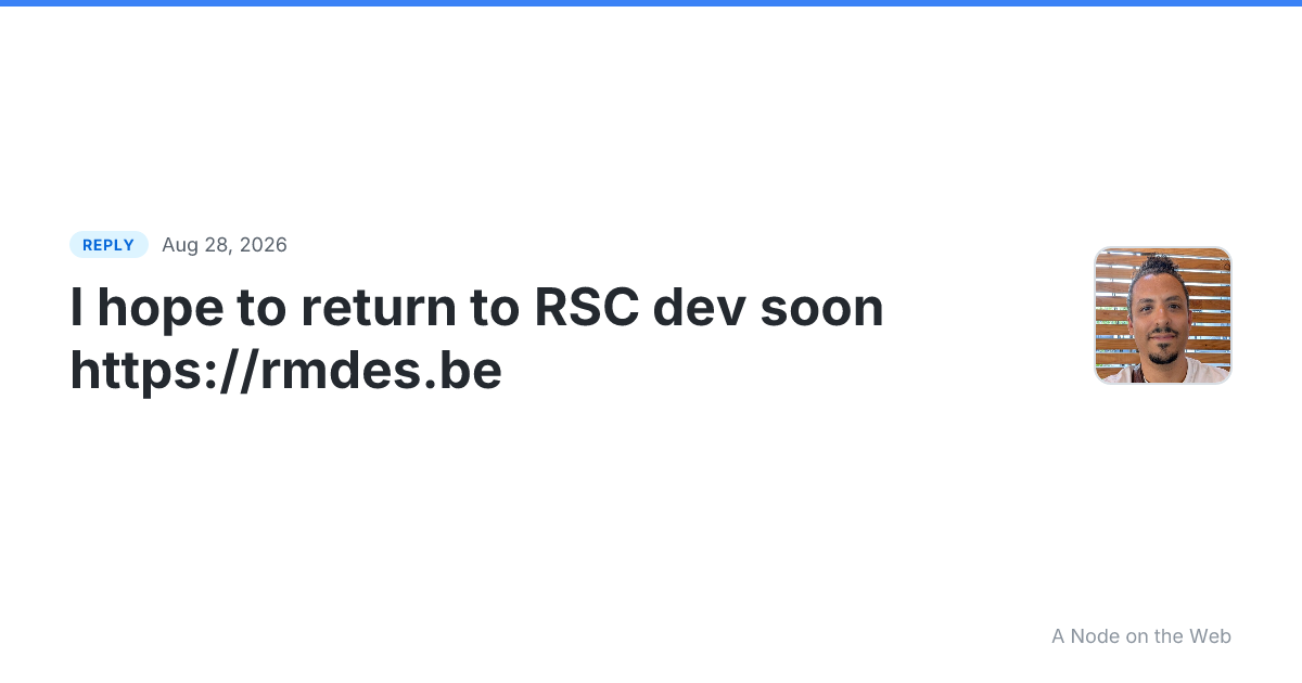 Reply to rsc.rmdes.be/post/09798520-f354-413...