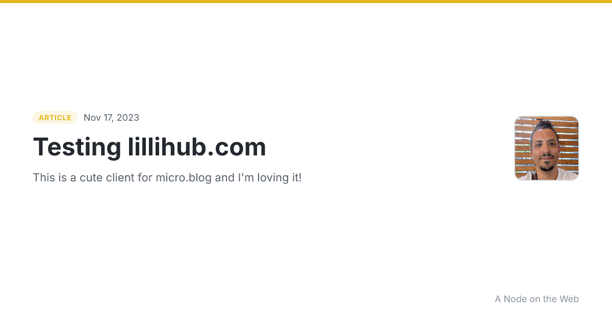 Testing lillihub.com
