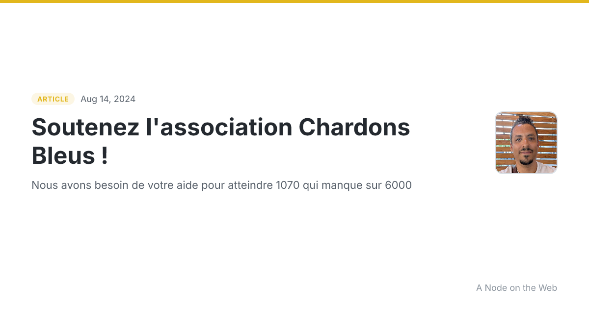 🌿 Soutenez l'association Chardons Bleus ! 🌿