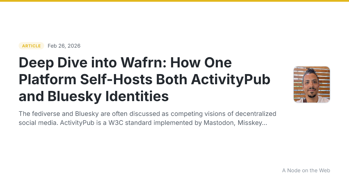 Deep Dive into Wafrn: How One Platform Self-Hosts Both ActivityPub and Bluesky Identities
