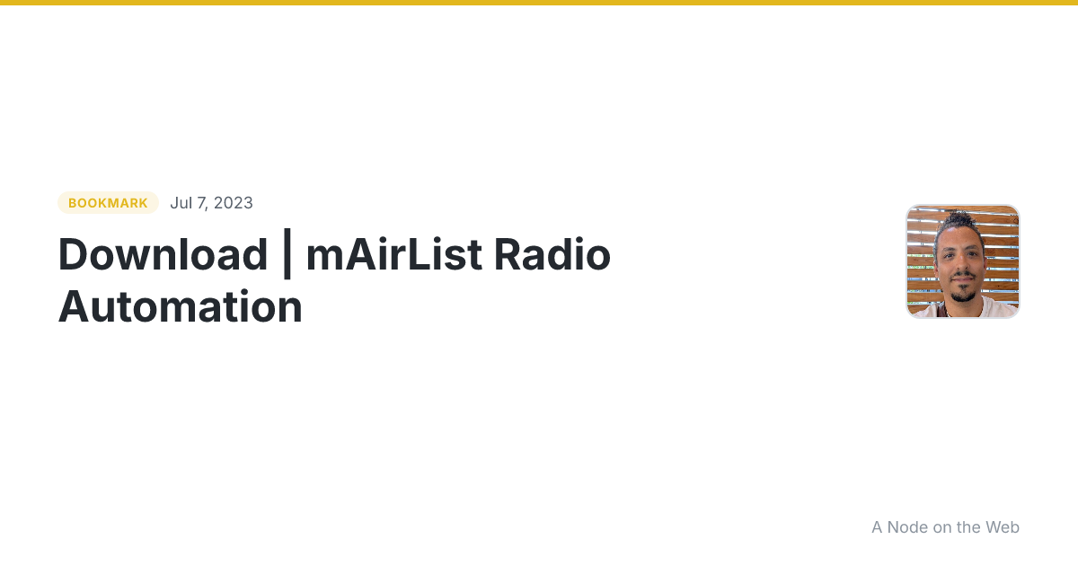 Download | mAirList Radio Automation