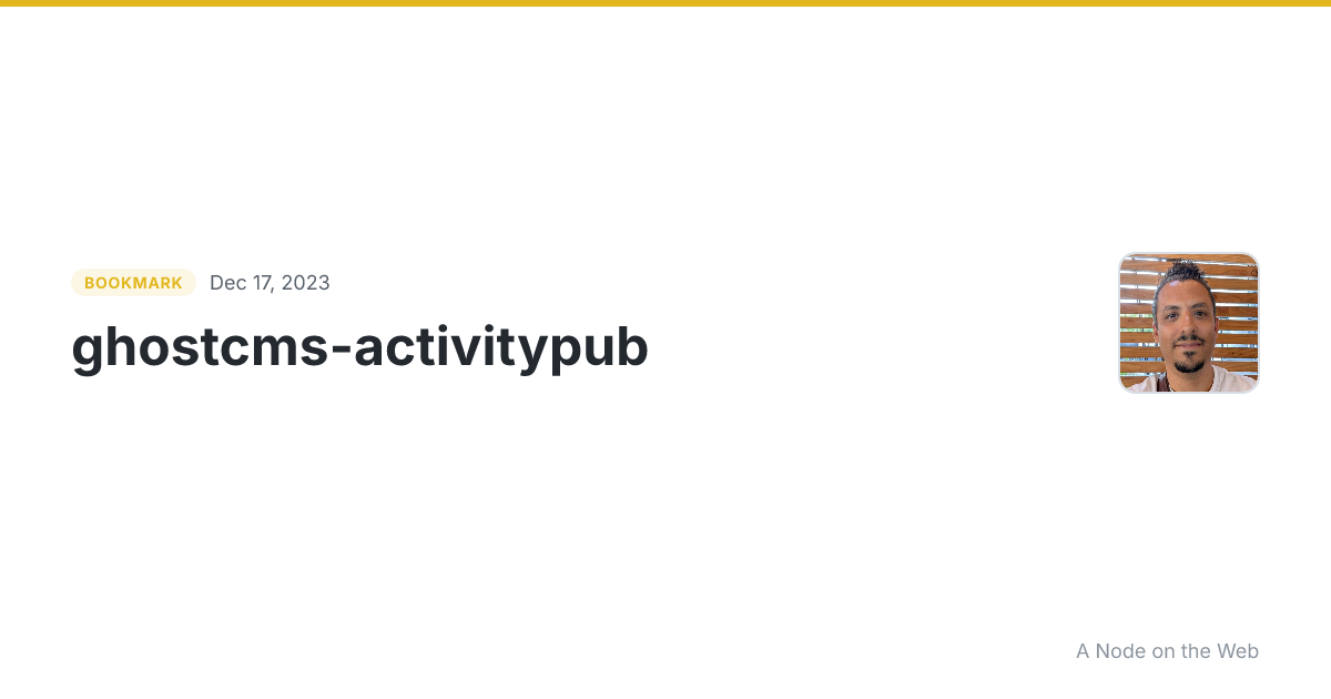 ghostcms-activitypub