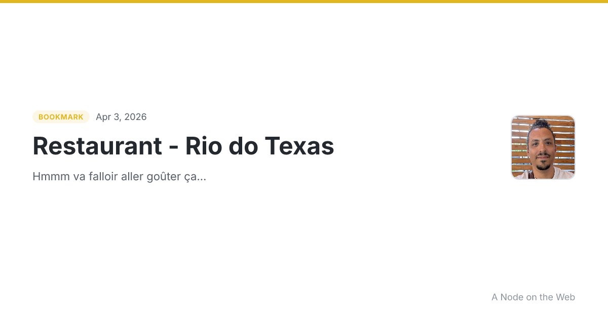 Restaurant - Rio do Texas