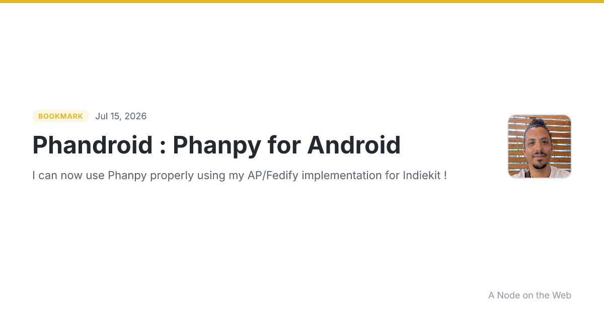 Phandroid : Phanpy for Android