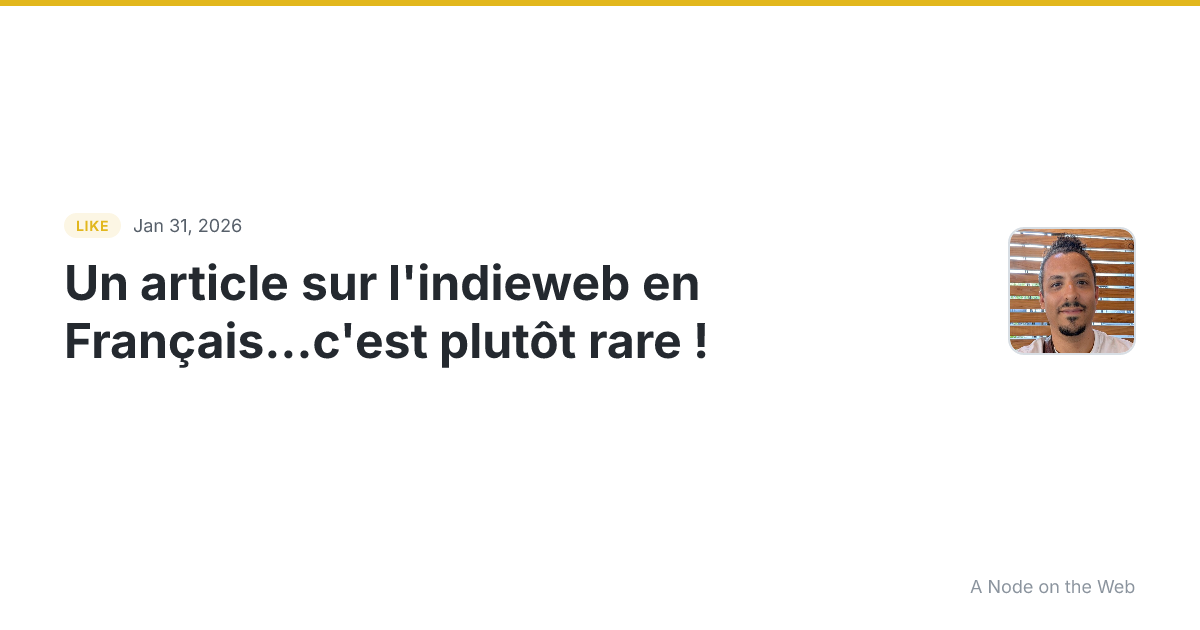 Liked korben.info/indieweb-mouvement-alternati...