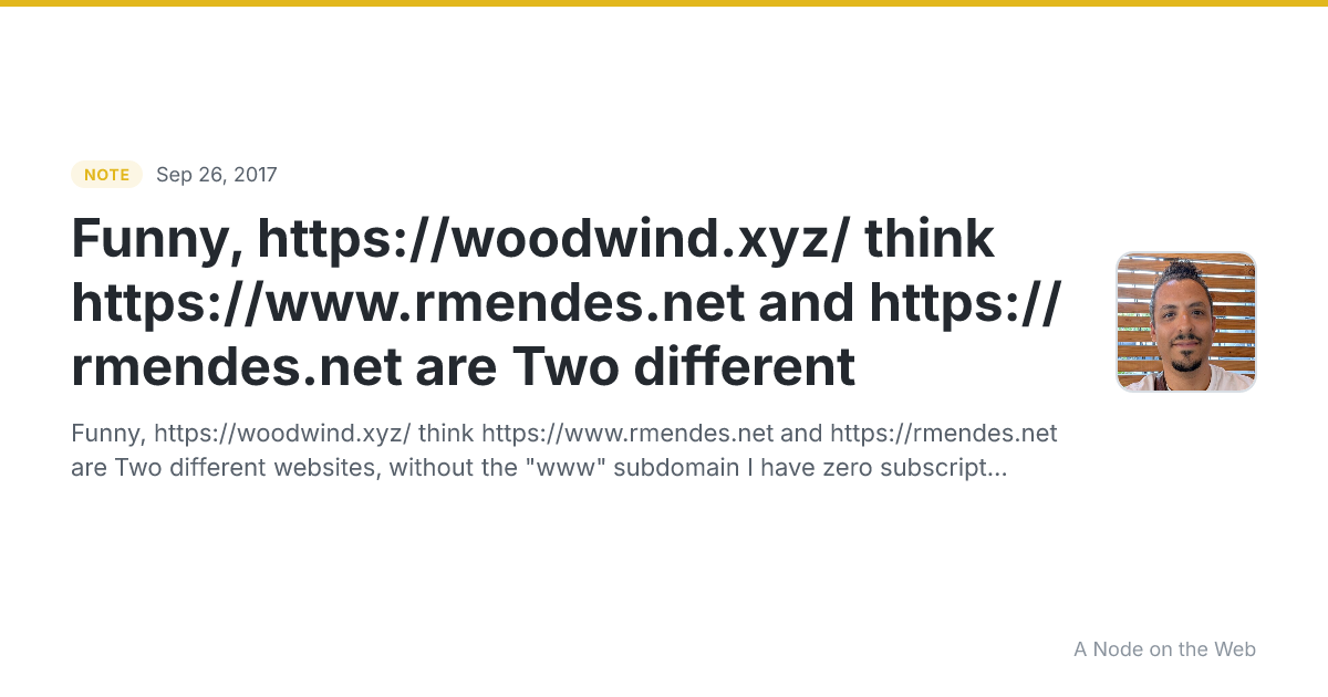Funny, https://woodwind.xyz/ think https://www.rmendes.net and https://rmendes.net are Two different