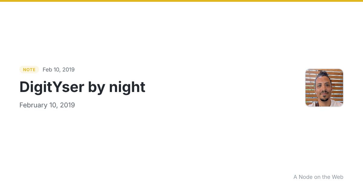 DigitYser by night