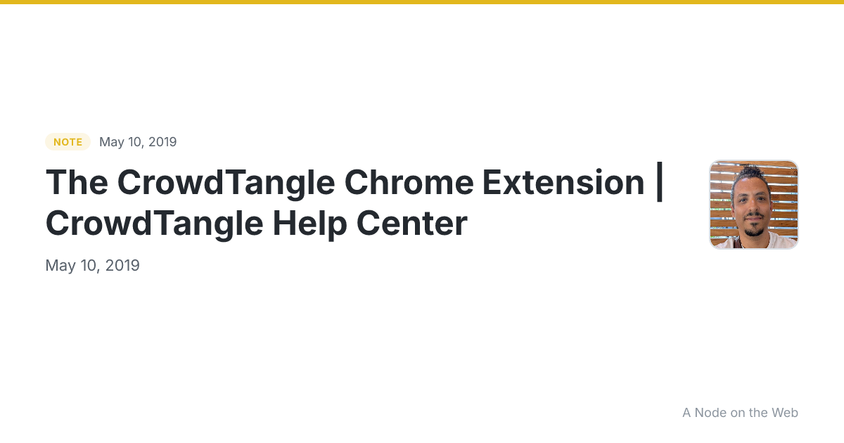 The CrowdTangle Chrome Extension | CrowdTangle Help Center