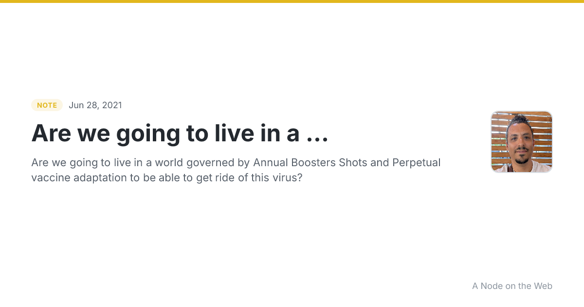 Are we going to live in a ...