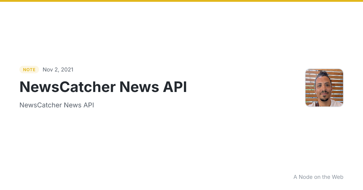 NewsCatcher News API