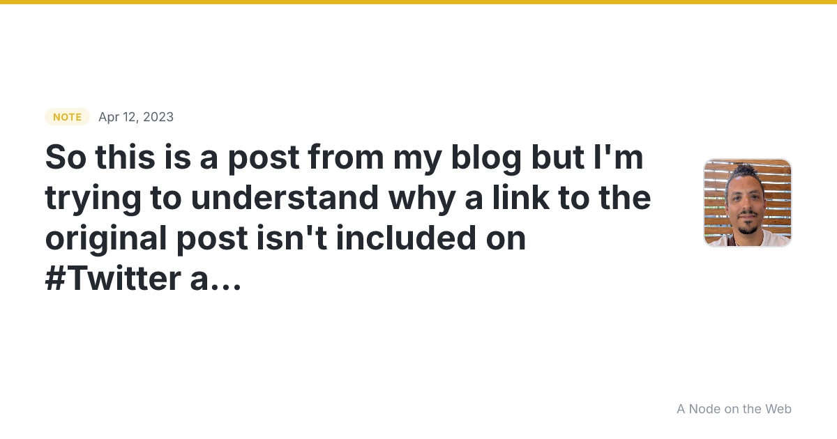 So this is a post from my blog but I’m trying to understand...