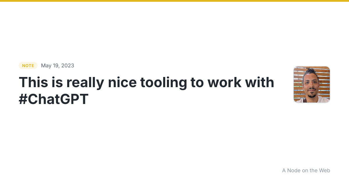 This is really nice tooling to work with #ChatGPT llm, ttok...