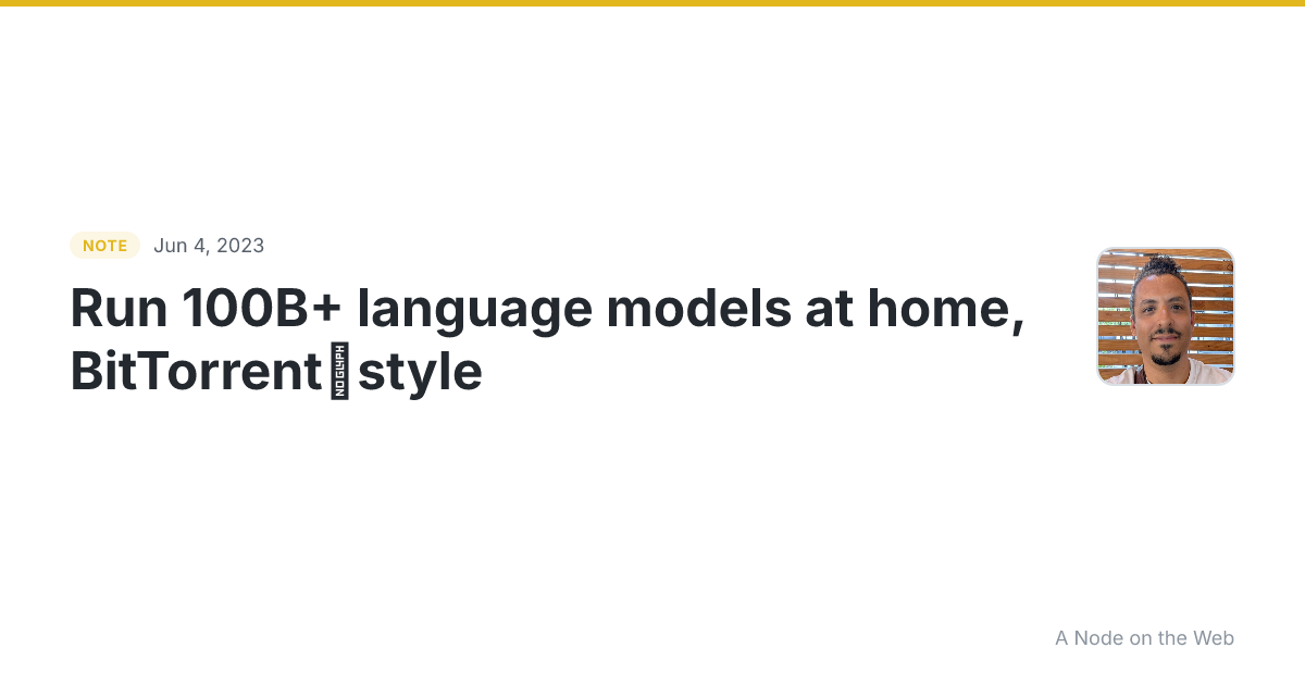 Run 100B+ language models at home, BitTorrent‑style petals.m...