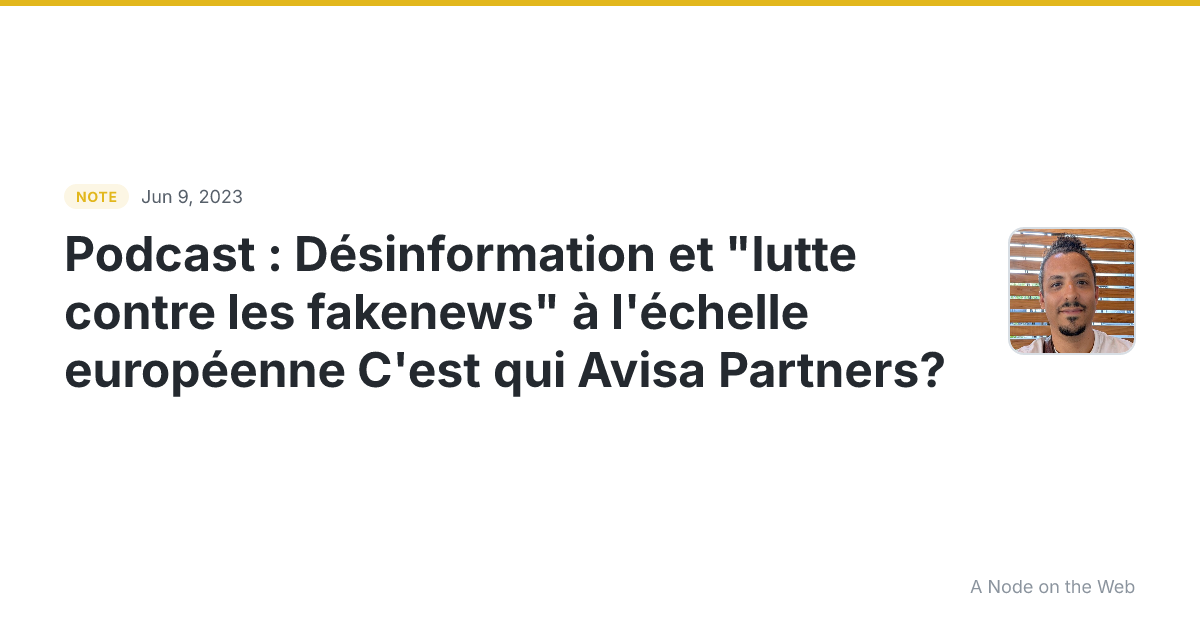 Podcast : Désinformation et “lutte contre les fakenews” à l’...