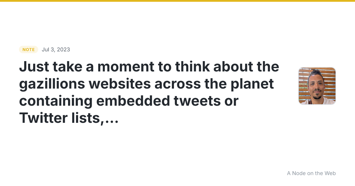 Just take a moment to think about the gazillions websites ac...
