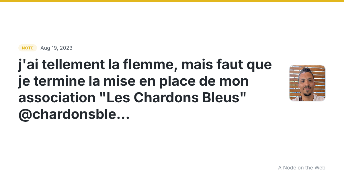 j’ai tellement la flemme, mais faut que je termine la mise e...