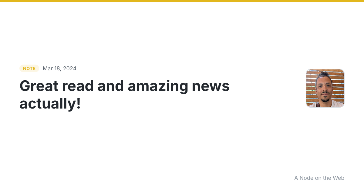 Great read and amazing news actually! Oh, Zot! Nomadic Ident...