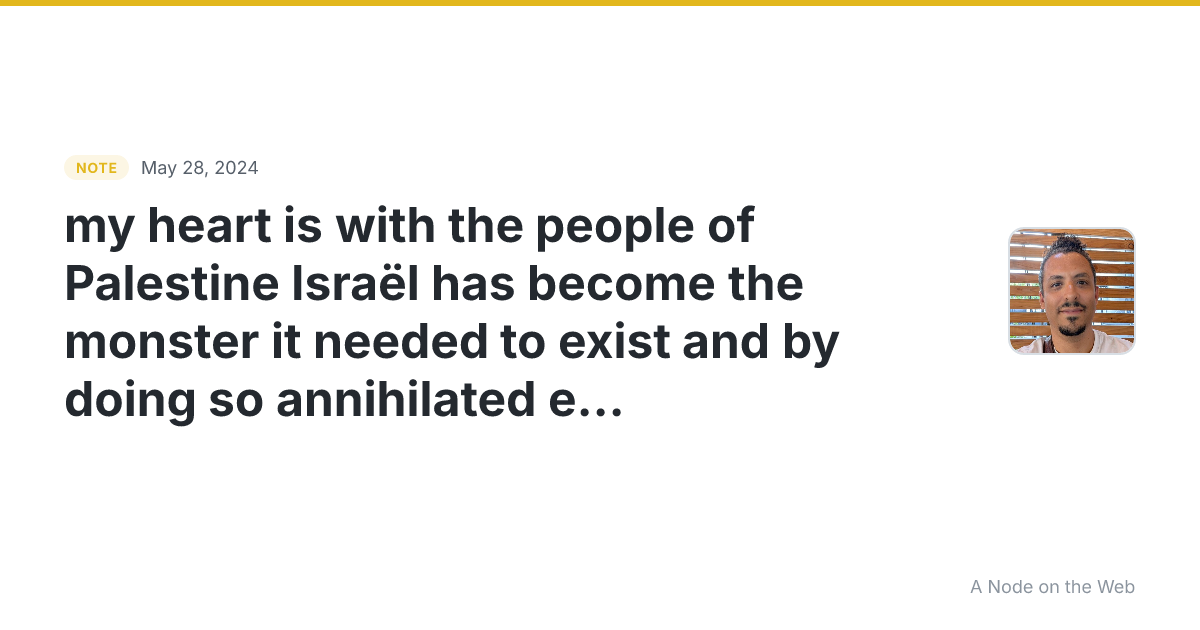 my heart is with the people of Palestine 💔 Israël has becom...