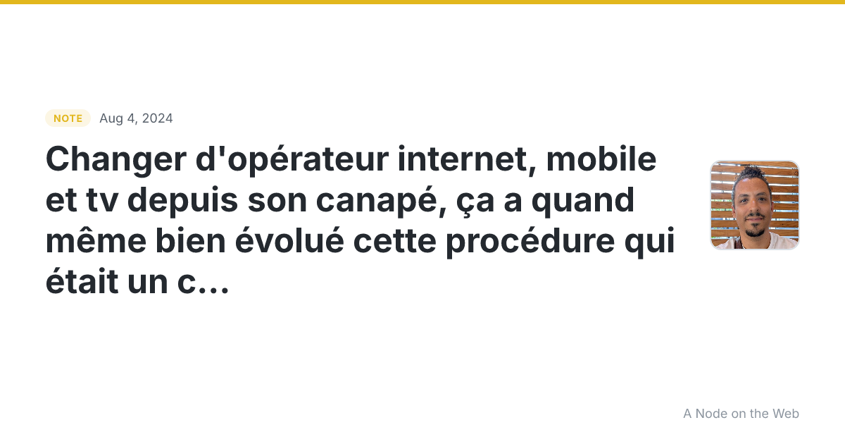Changer d’opérateur internet, mobile et tv depuis son canapé...