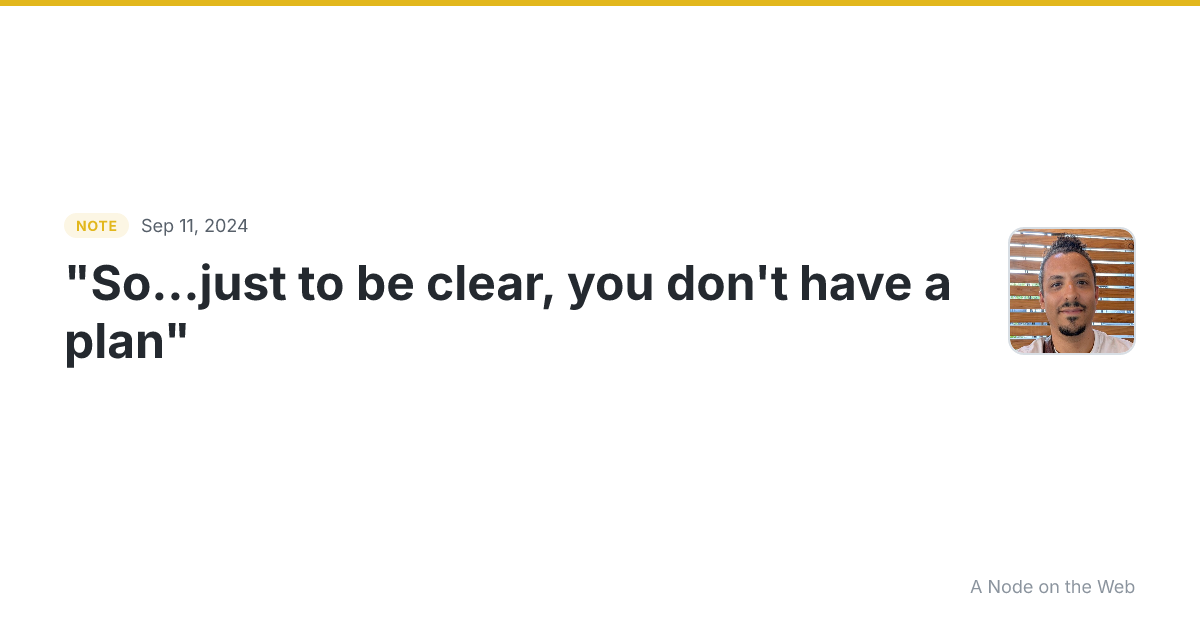 “So…just to be clear, you don’t have a plan” #obamacare ABC...