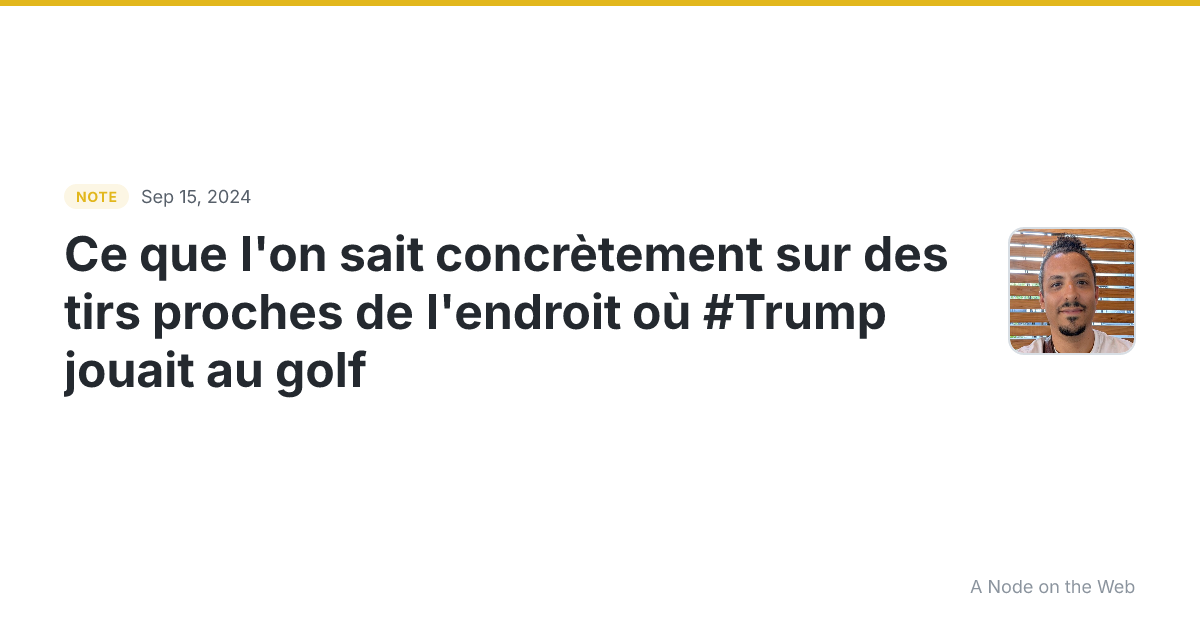 Ce que l’on sait concrètement sur des tirs proches de l’endr...