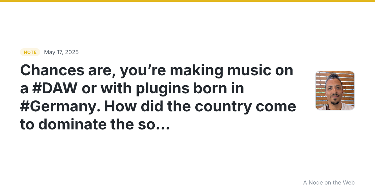 Chances are, you’re making music on a #DAW or with plugins b...