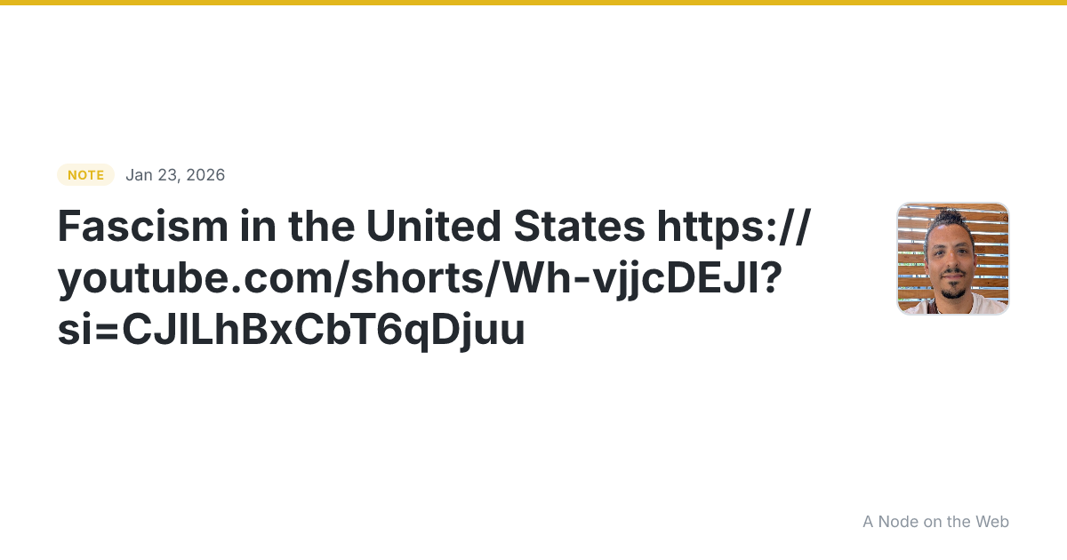 Fascism in the United States https://youtube.com/shorts/Wh-v...