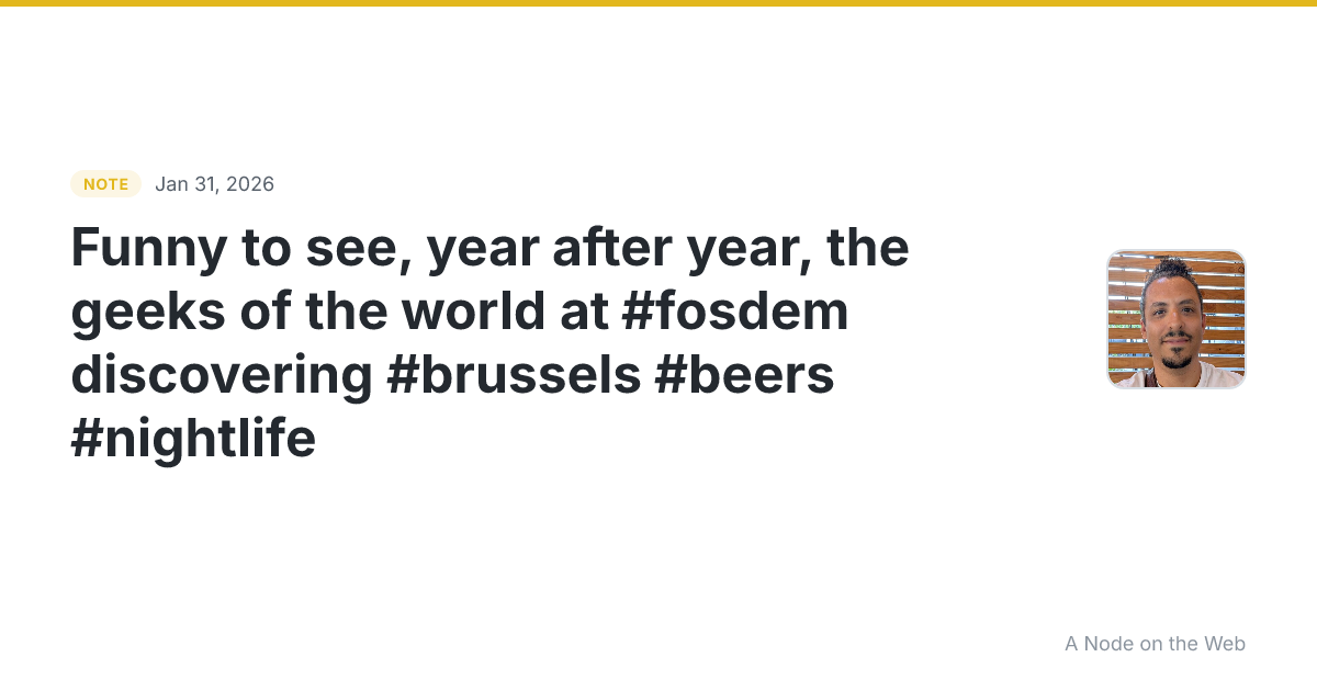Funny to see, year after year, the geeks of the world at #fo...
