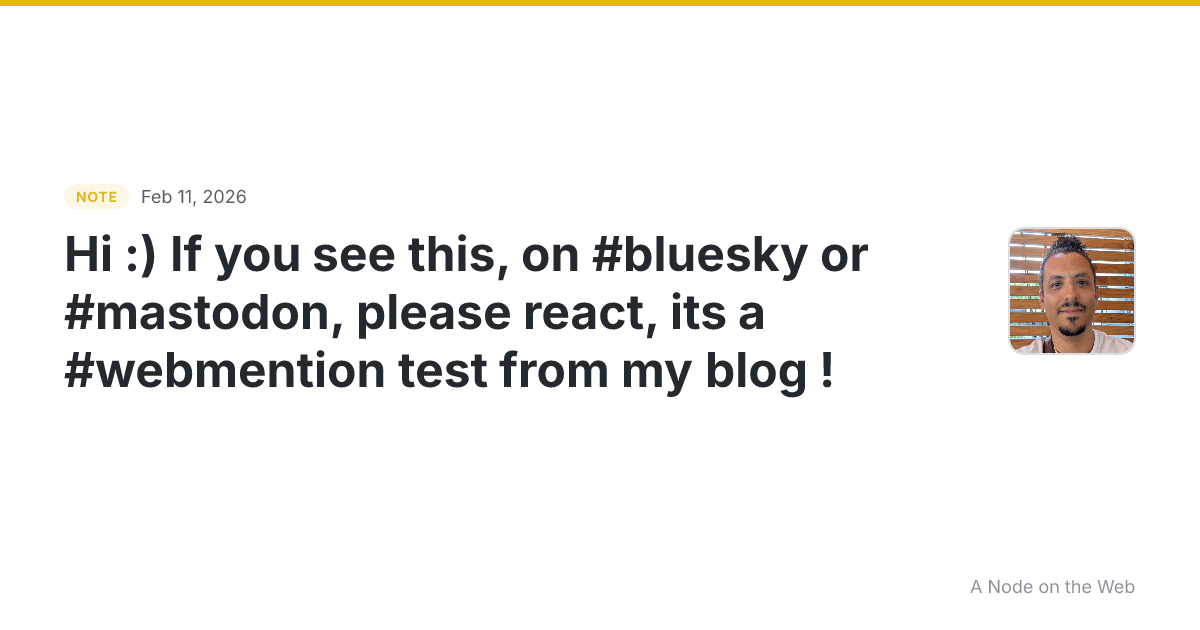 Hi :) If you see this, on #bluesky or #mastodon , please rea...