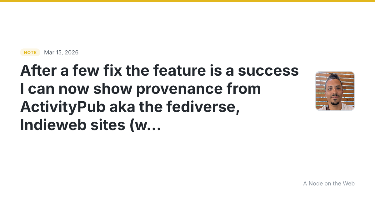 After a few fix the feature is a success I can now show prov...