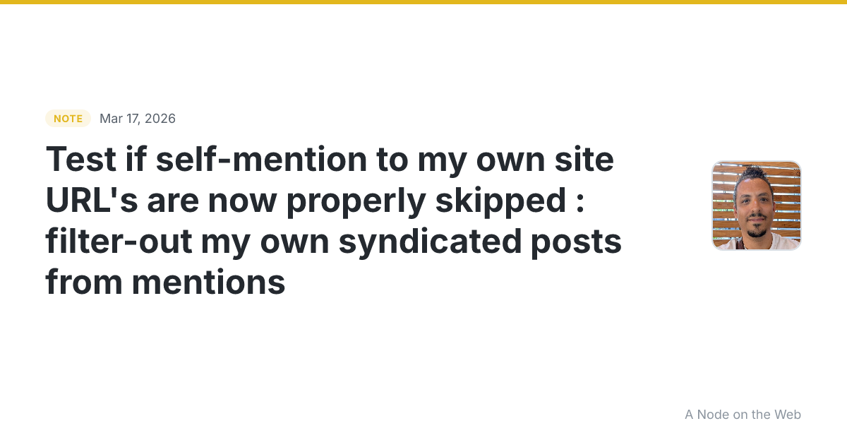 Test if self-mention to my own site URL’s are now properly s...