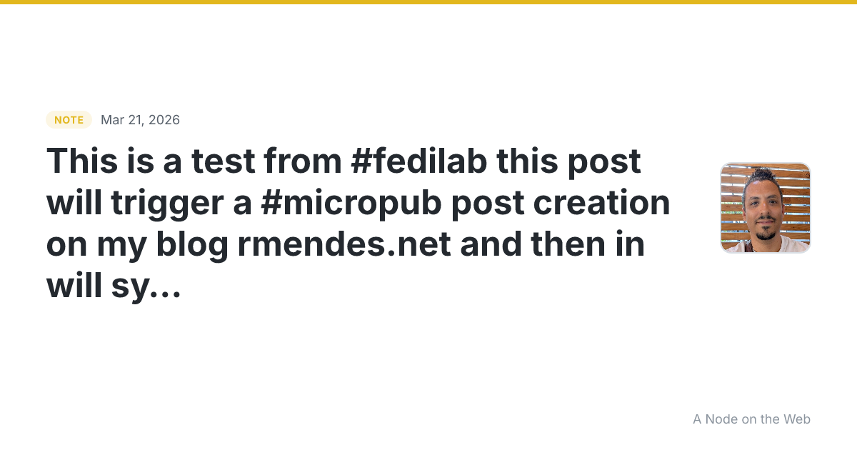 This is a test from #fedilab this post will trigger a #micro...