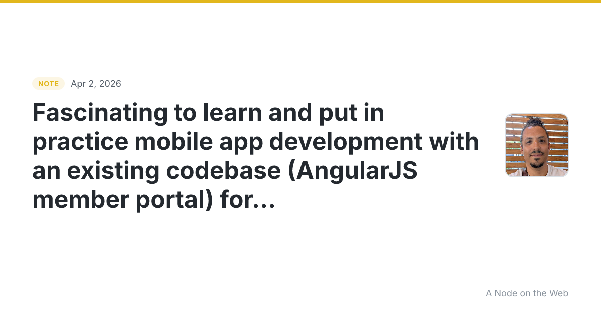 Fascinating to learn and put in practice mobile app developm...