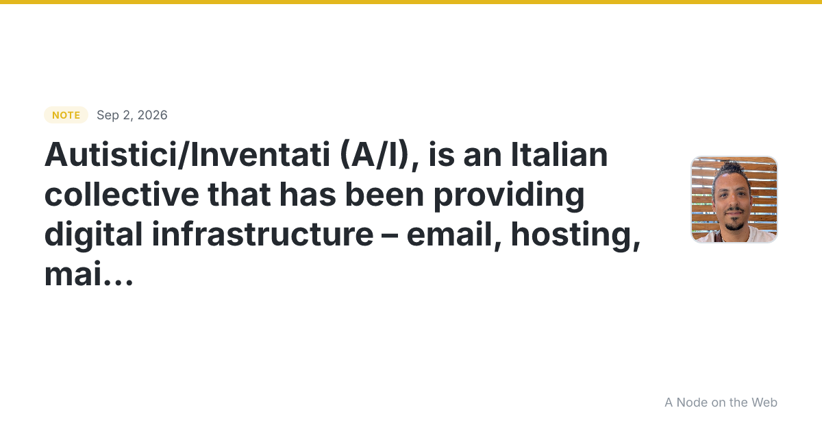 Autistici/Inventati (A/I), is an Italian collective that has...
