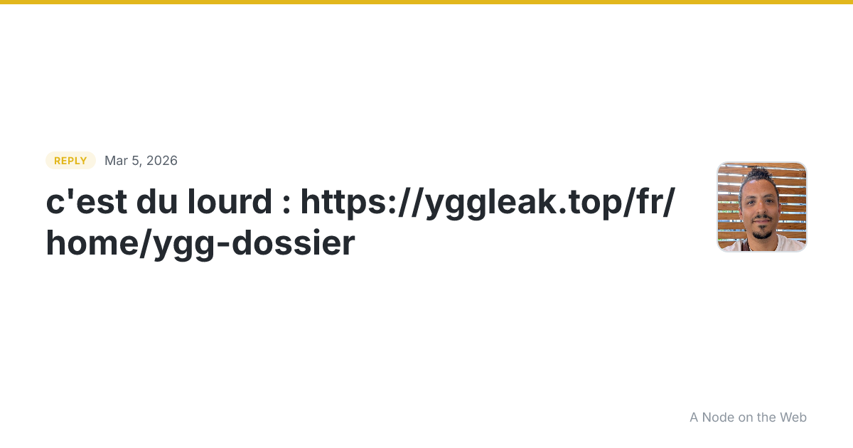 Reply to framapiaf.org/@sebsauvage/116176006...