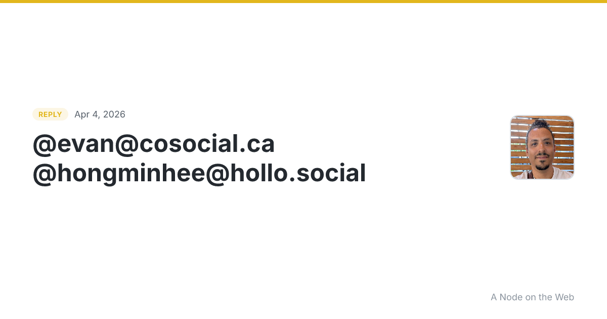 Reply to cosocial.ca/users/evan/statuses/116...